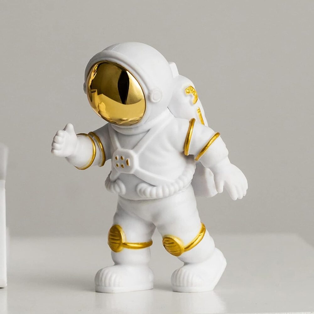 3Pcs Astronaut Action Figurine Home Decor Astronaut Statue