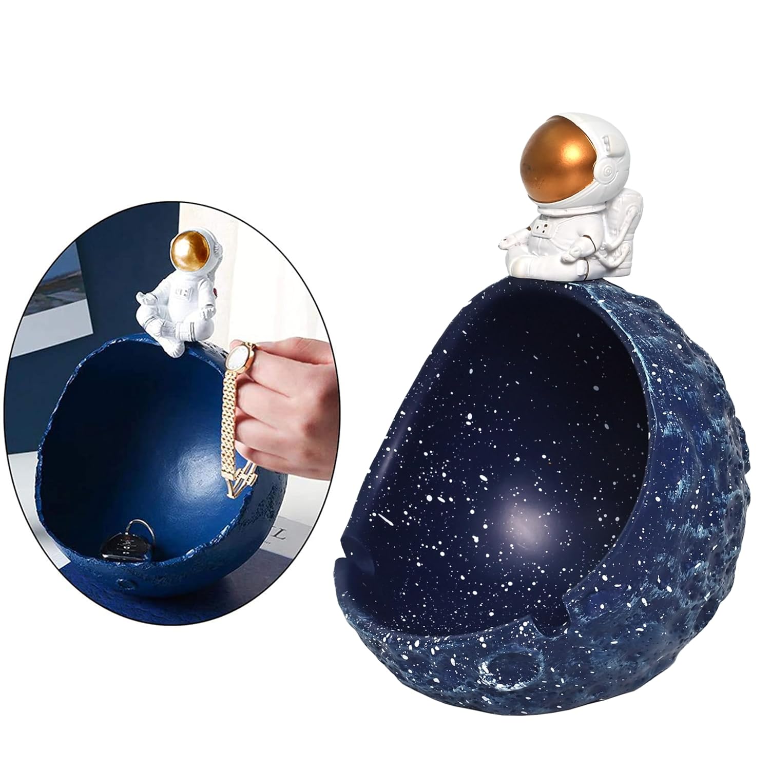 Ceramic Round Astronaut Statue for Home Decor | office decor