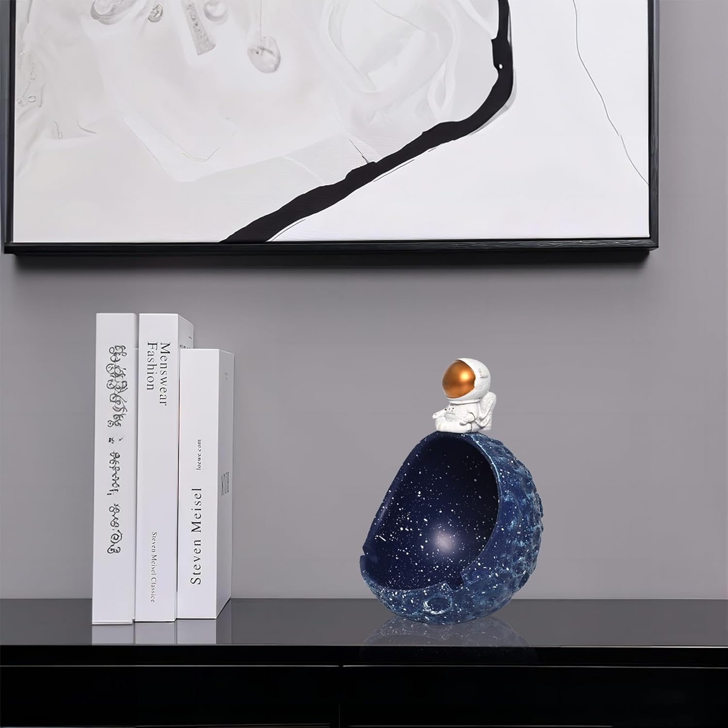 Ceramic Round Astronaut Statue for Home Decor | office decor