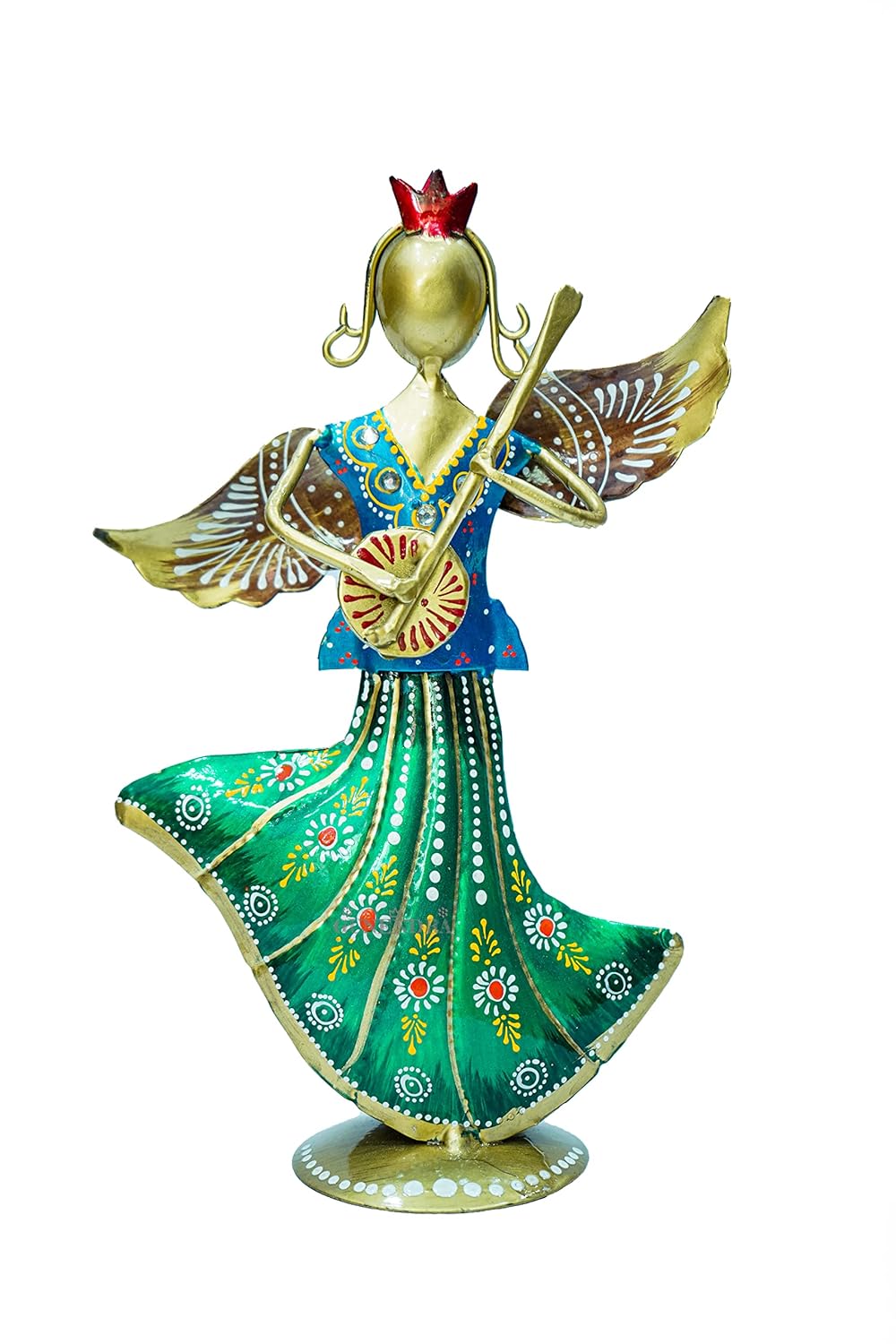 Crafts Metal Rajasthani Musicians Item Showpiece – Decorative Items for Home