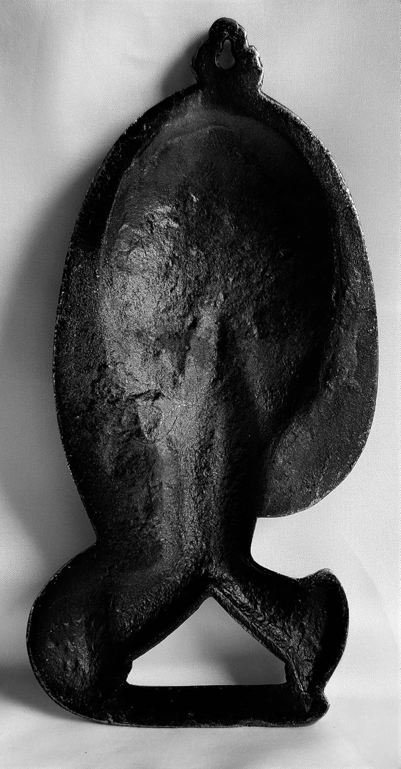 Brass Aluminum Welcome Lady Wall Hanging | Metal decoration