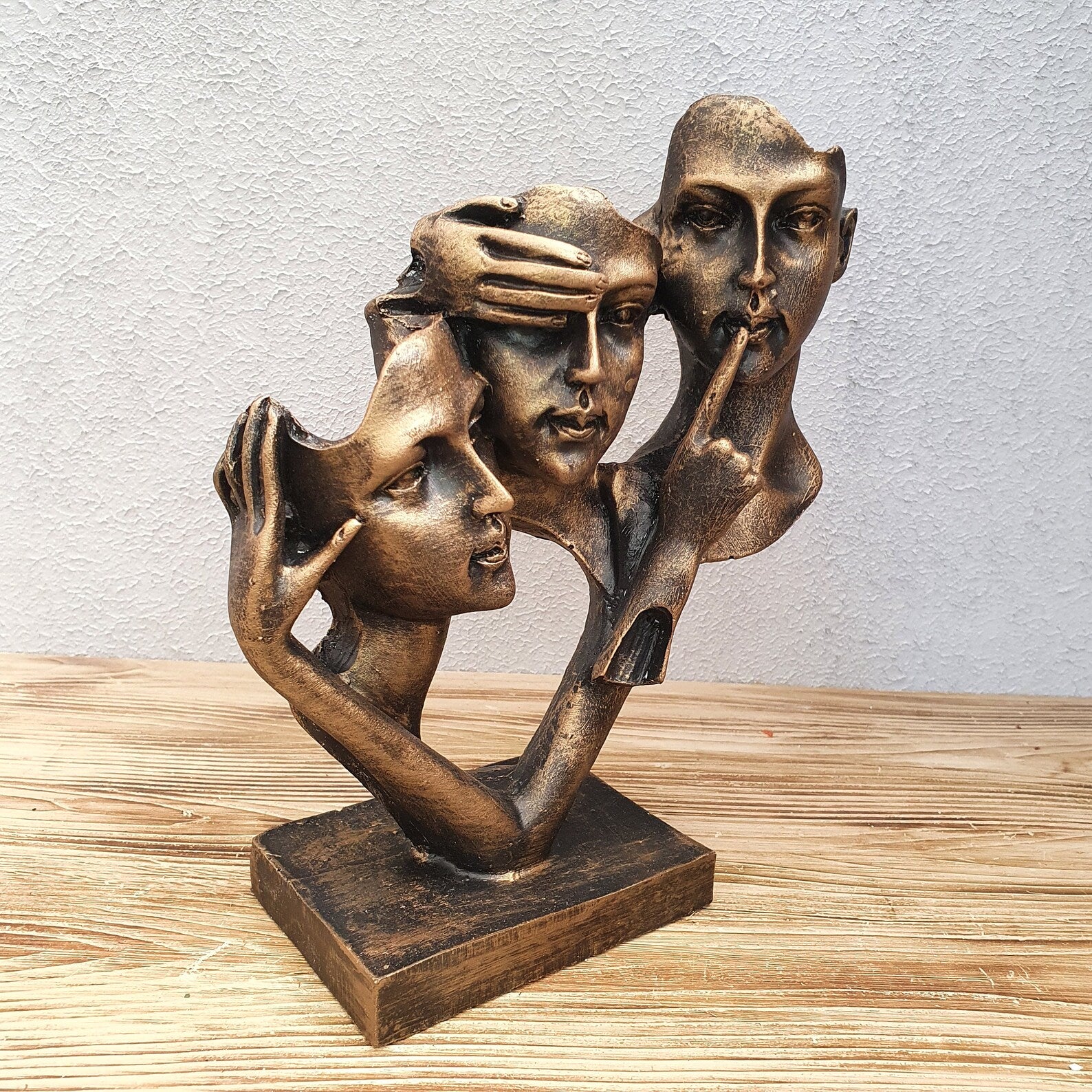 See no Evil Unique Sculpture
