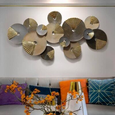 Handmade Metal Abstract Figures Wall Art Hanging Sculptures Sticking Traditional style